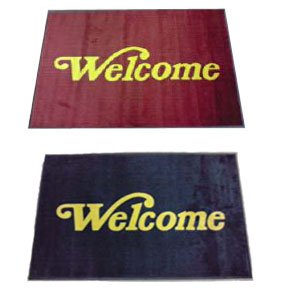 Floor mats with Welcome word